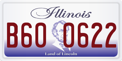IL license plate B600622