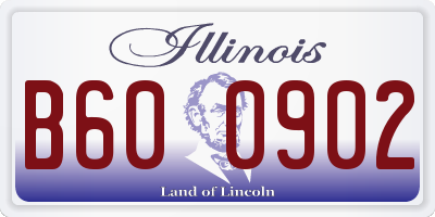 IL license plate B600902