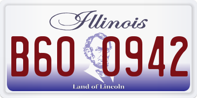 IL license plate B600942
