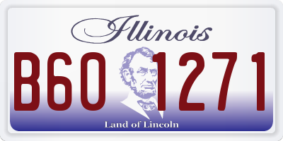 IL license plate B601271