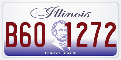 IL license plate B601272