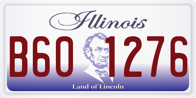 IL license plate B601276