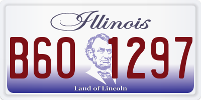IL license plate B601297