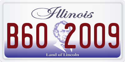 IL license plate B602009