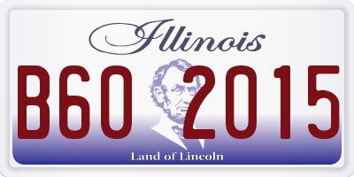 IL license plate B602015