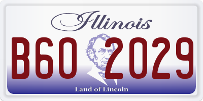 IL license plate B602029