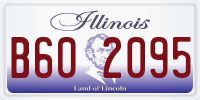 IL license plate B602095