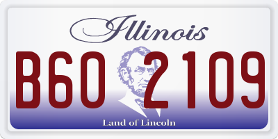 IL license plate B602109