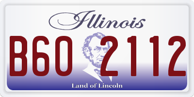 IL license plate B602112