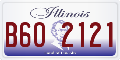 IL license plate B602121
