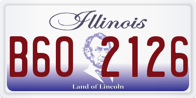 IL license plate B602126