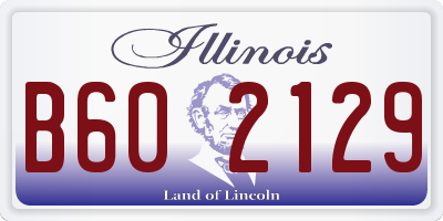 IL license plate B602129