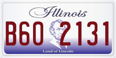 IL license plate B602131