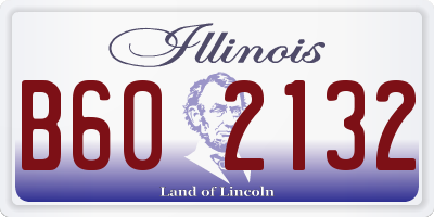 IL license plate B602132
