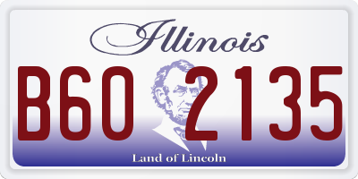 IL license plate B602135