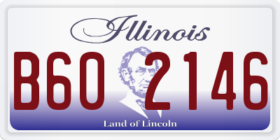 IL license plate B602146