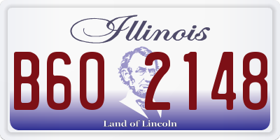 IL license plate B602148