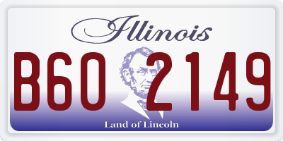 IL license plate B602149