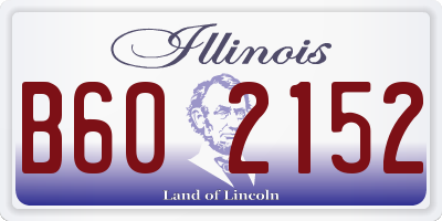 IL license plate B602152