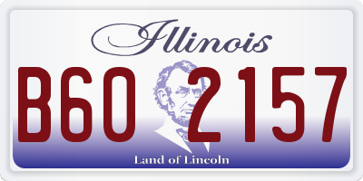 IL license plate B602157