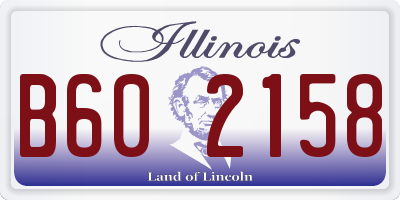 IL license plate B602158