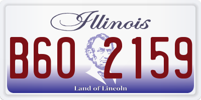 IL license plate B602159