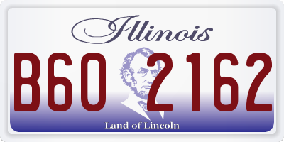 IL license plate B602162
