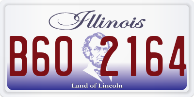 IL license plate B602164