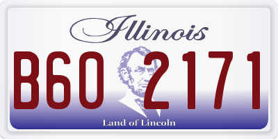 IL license plate B602171