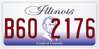 IL license plate B602176