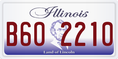 IL license plate B602210