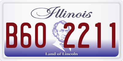 IL license plate B602211