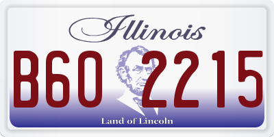 IL license plate B602215