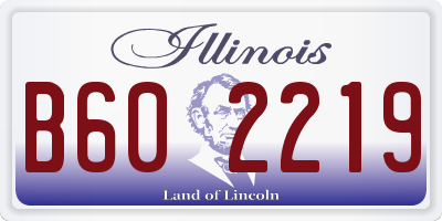 IL license plate B602219