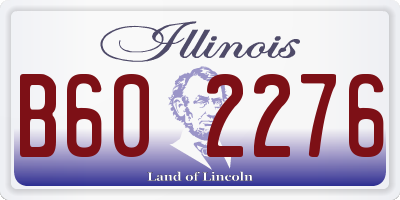 IL license plate B602276