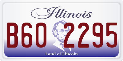 IL license plate B602295