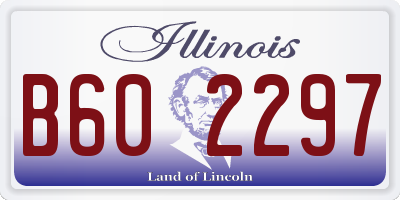 IL license plate B602297