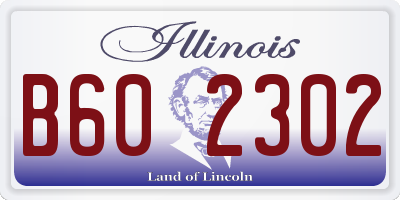 IL license plate B602302