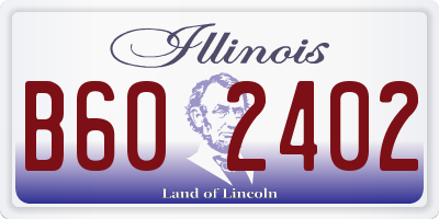 IL license plate B602402
