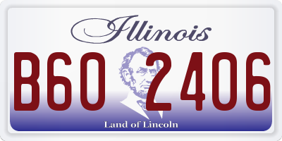IL license plate B602406