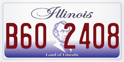 IL license plate B602408