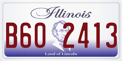 IL license plate B602413