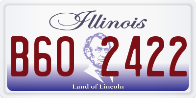 IL license plate B602422