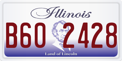 IL license plate B602428