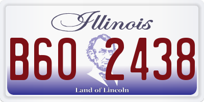 IL license plate B602438