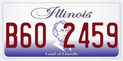 IL license plate B602459