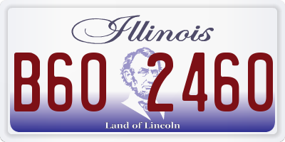 IL license plate B602460