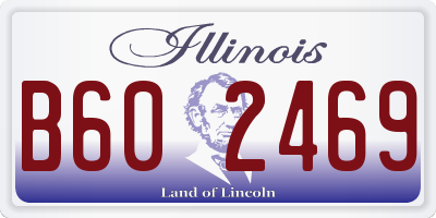 IL license plate B602469