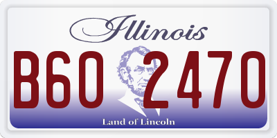 IL license plate B602470