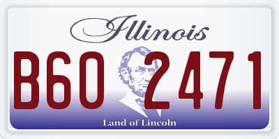 IL license plate B602471